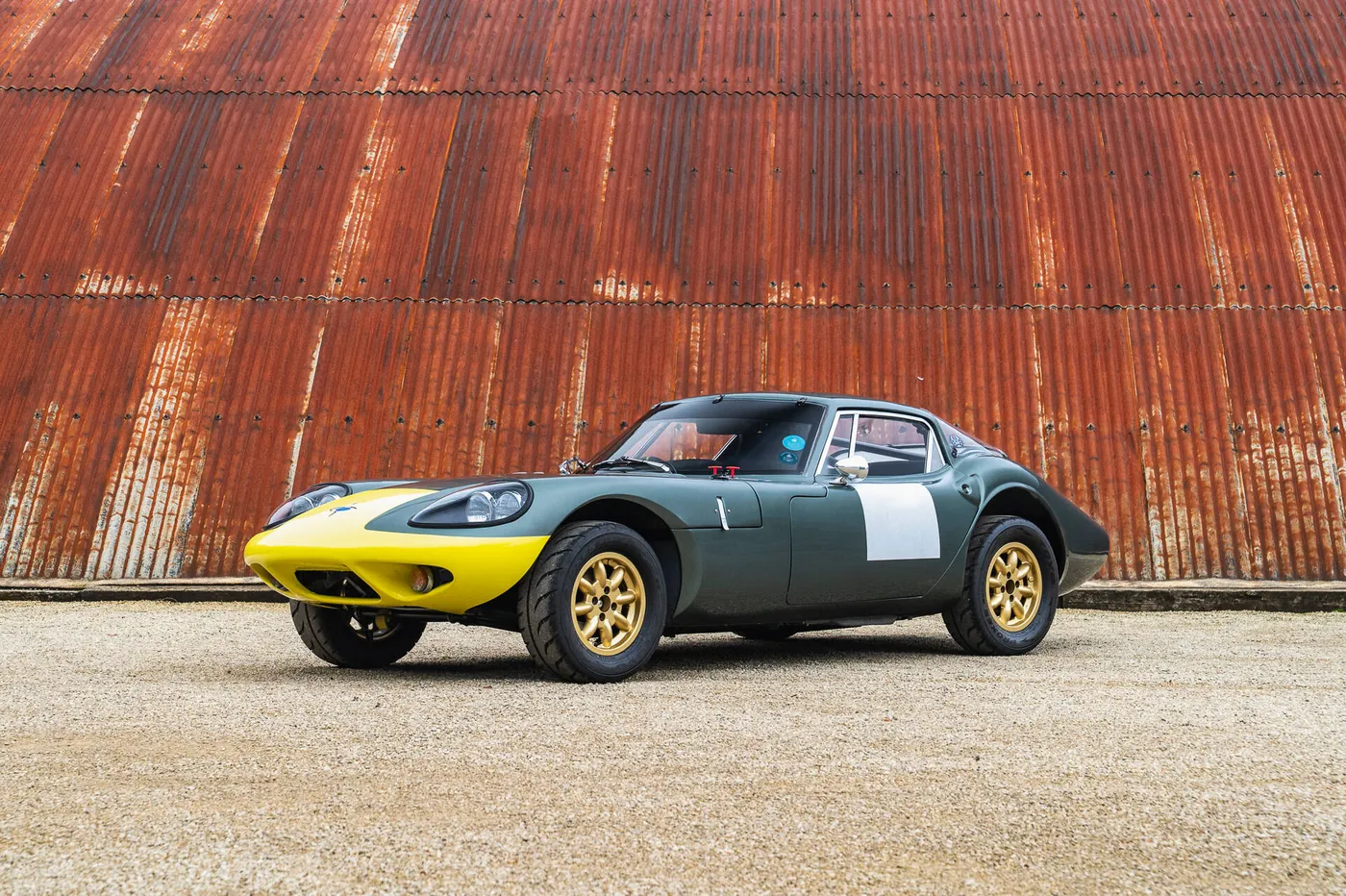 The 1964 Marcos GT (1800 GT), designed by Dennis and Peter Adams